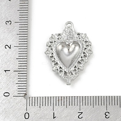 304 Stainless Steel Pendants STAS-P390-02C-P-1
