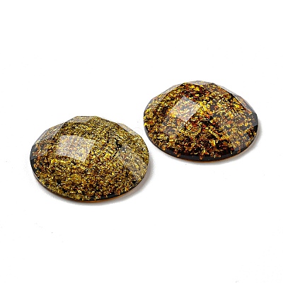 Transparent Epoxy Resin Cabochons CRES-A053-08-1