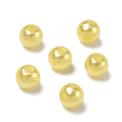 Imitation Pearl Acrylic Beads PL609-6-1