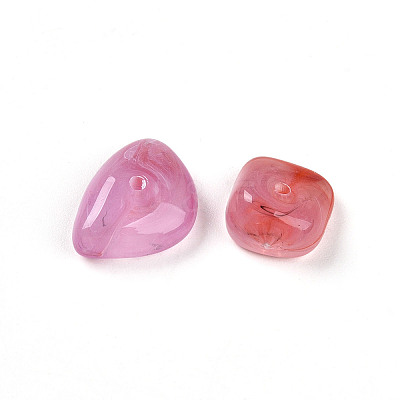 Transparent Acrylic Beads TACR-T028-39C-1