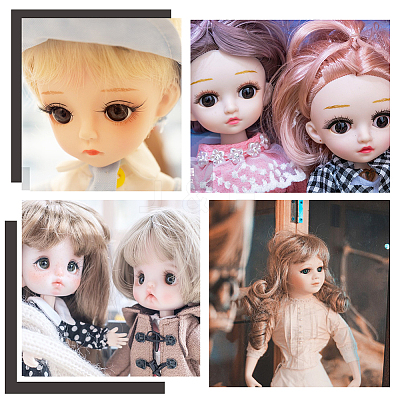 Rubber Craft Doll Head DIY-WH0671-035-1