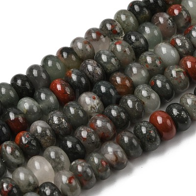 Natural African Bloodstone Beads Strands G-A280-A06-02-1