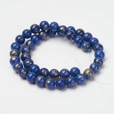 Natural Mashan Jade Beads Strands G-P232-01-G-12mm-1