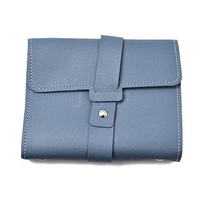 CutHollow 1Pc PU Imitation Leather Earring Storage Bags EDIS-CL0001-01C-1