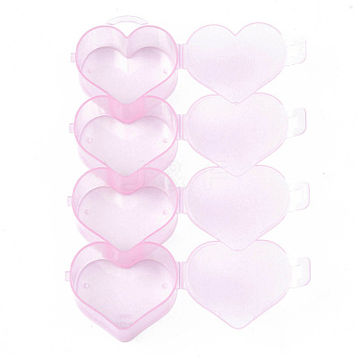 Heart Polypropylene(PP) Bead Storage Container CON-N011-030A-1