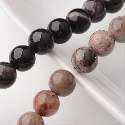 Natural Quartz Round Beads Strands G-K103-10mm-1