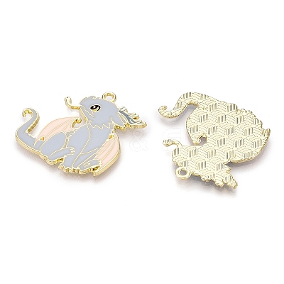 Alloy Enamel Pendants ENAM-A143-10KCG-04-1