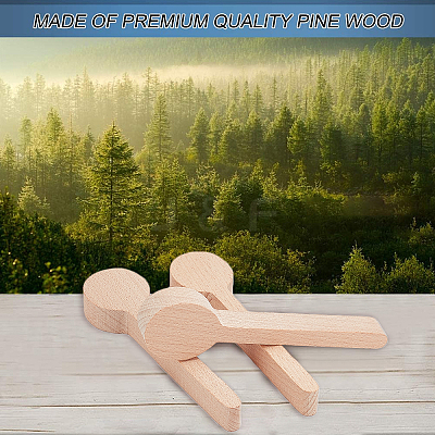 4Pcs Beechwood Spoon Mold DIY-GF0005-09-1