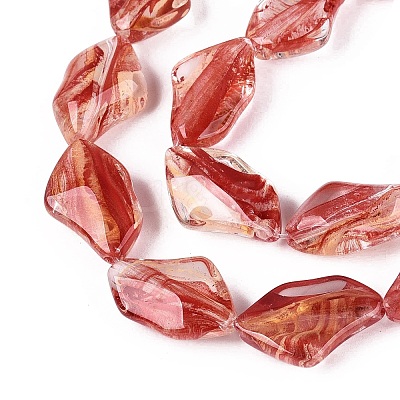 Handmade Lampwork Beads Strands LA-N046-02H-1