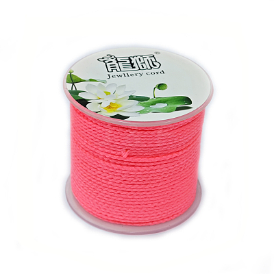 20M Polyester Braided Cord for Jewelry Making OCOR-G015-04A-07-1