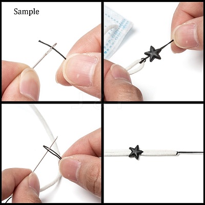 Star PVC Plastic Cord Lock for Mouth Cover X-KY-D013-02E-1