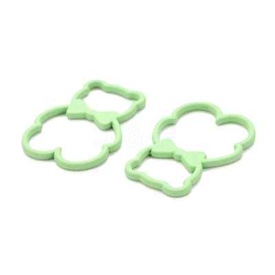 Spray Painted Alloy Pendents PALLOY-F278-01E-1
