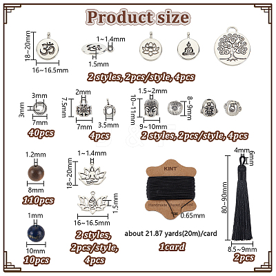 DIY Pendant Decoration Making Kit DIY-OC0011-98-1