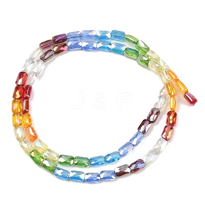 Electroplate Glass Beads Strands EGLA-D300-05-10-1