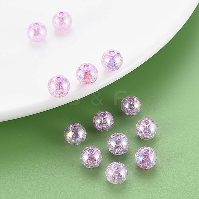 Transparent Crackle Acrylic Beads LS-MACR-S373-66-L01-1