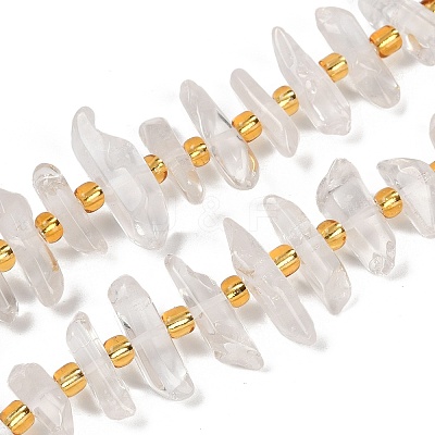 Natural Quartz Crystal Beads Strands G-F800-E07-1