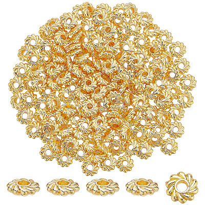 160Pcs Rack Plating Alloy Beads FIND-GO0001-95-1
