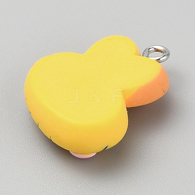 Opaque Resin Pendants RESI-CJC0020-37A-1