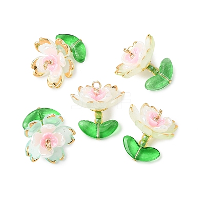 Transparent Acrylic Pendants PALLOY-MZ00823-05-1