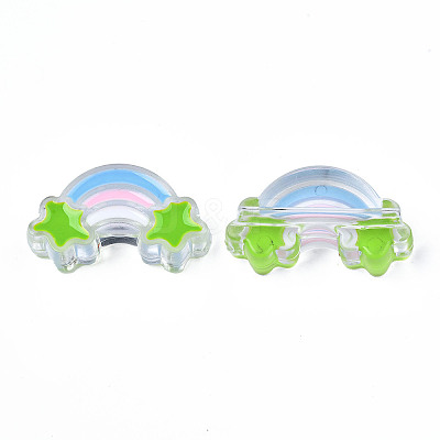 Transparent Acrylic Beads X-TACR-S117-15-1