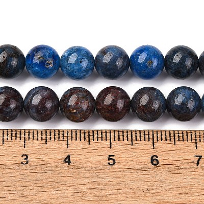 Natural Blue Opal Beads Strands G-H045-A02-8MM-1