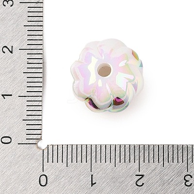 Halloween UV Plating Acrylic Beads OACR-M013-08A-04-1
