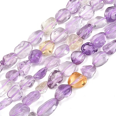 Natural Ametrine Beads Strands G-C273-A01-02A-1