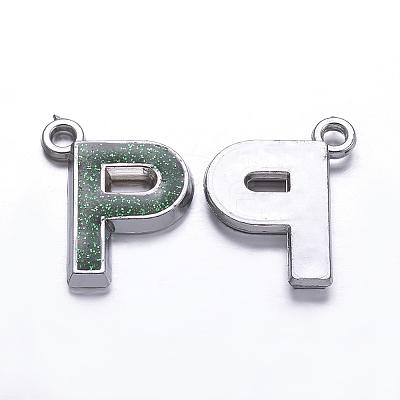 Glitter Acrylic Pendants LS-ACRC-N027-P-4-1