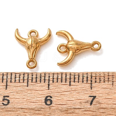 304 Stainless Steel Connector Charms STAS-N124-64G-1