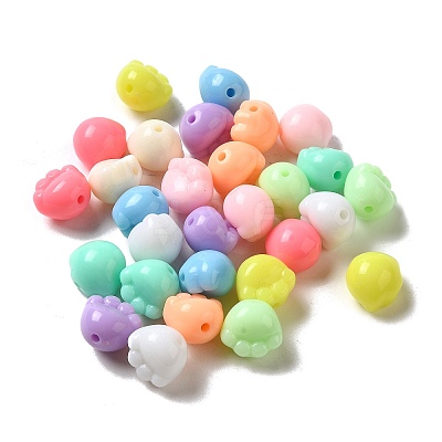 Opaque Acrylic Beads SACR-G038-01-1