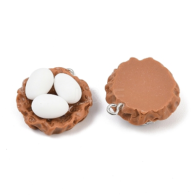 Opaque Resin Pendants RE-CBA19D0-02-1