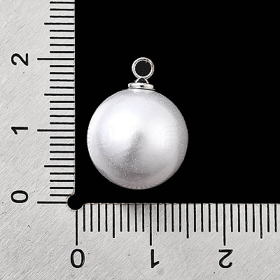 ABS Plastic Imitation Pearl Pendants FIND-H052-01H-04P-1