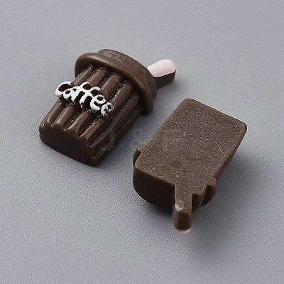 Opaque Cartoon Resin Drink Cabochons RESI-CJC0020-23-1