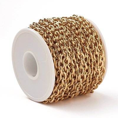 Ion Plating(IP) 304 Stainless Steel Cable Chains CHS-O008-03G-1
