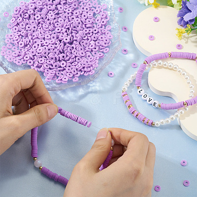 100G Handmade Polymer Clay Beads CLAY-TA0001-77E-1