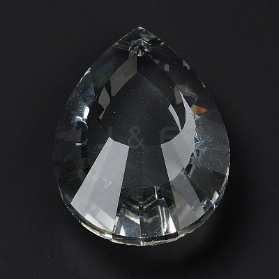 Transparent Glass Pendants GLAA-R223-03I-1