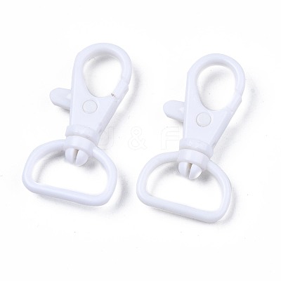 Opaque ABS Plastic Swivel D Rings Lobster Claw Clasps SACR-N015-001-1