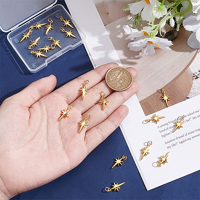 20Pcs Brass Pendants KK-HY0003-97-1