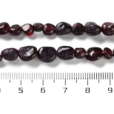 Natural Garnet Beads Strands G-P497-01C-40-1