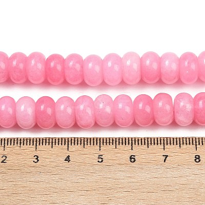 Dyed Natural White Jade Beads Strands X-G-G107-A28-01-1