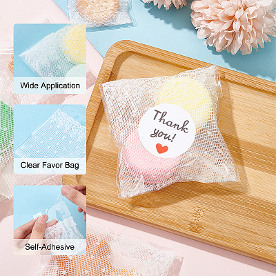OPP Cellophane Self-Adhesive Cookie Bags OPP-WH0008-04C-1