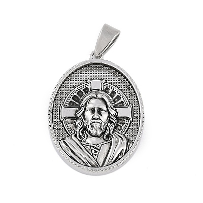 304 Stainless Steel Pendants LS-STAS-M103-01AS-03-1
