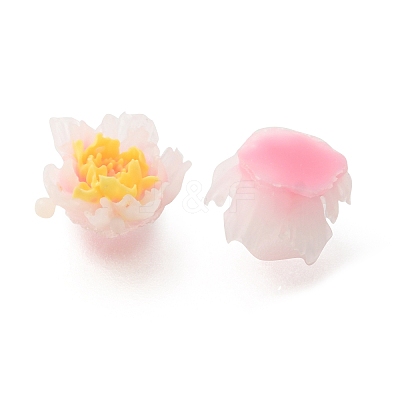 Flower Opaque Resin Cabochons FIND-L019-02B-1