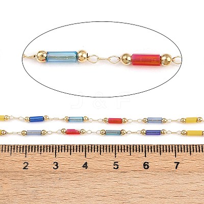 Brass Column Link Chains CHC-H115-12G-1