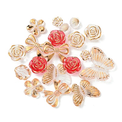 Transparent Acrylic Beads X1-OACR-O006-03A-1