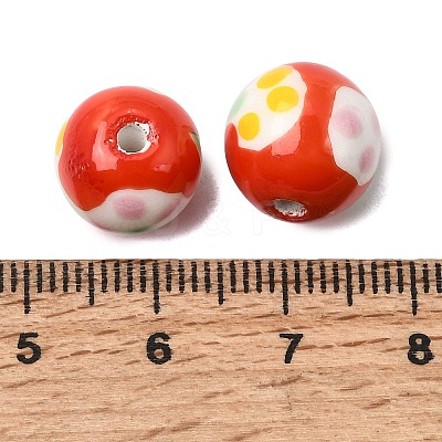 Handmade Porcelain Beads PORC-A034-03C-1