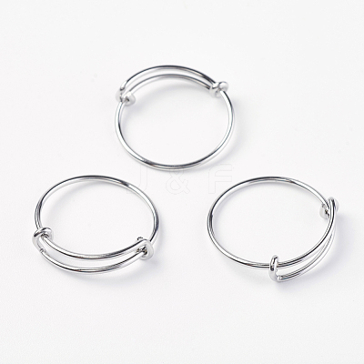 Tarnish Resistant Adjustable 304 Stainless Steel Rings RJEW-I056-001P-1