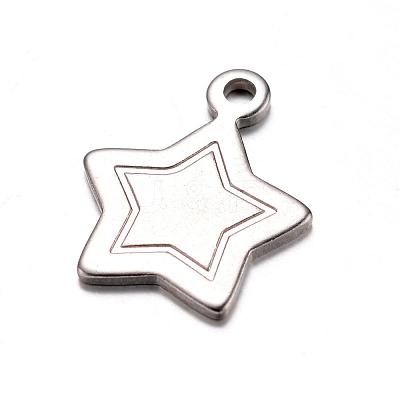 Tarnish Resistant 201 Stainless Steel Charms STAS-D429-45-1