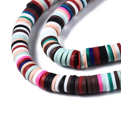 Handmade Polymer Clay Beads CLAY-R067-5.0mm-M2-1