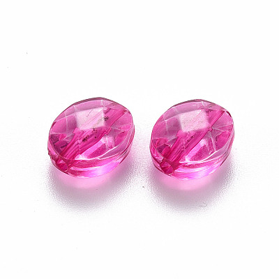 Transparent Acrylic Beads TACR-S154-18A-82-1